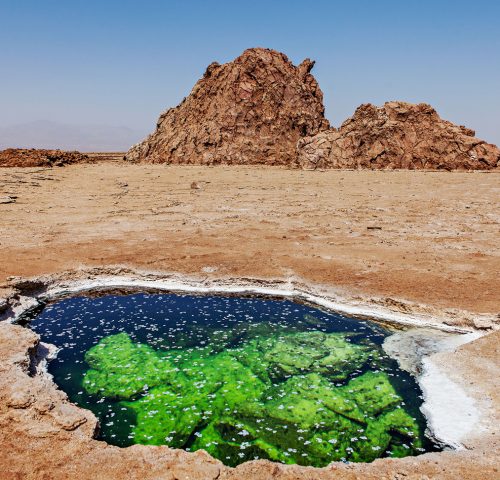 Geological curiosity in the Ethiopian desert. (Wuthrich Didier / Shutterstock)